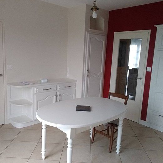 Relooking d'un salon blanc