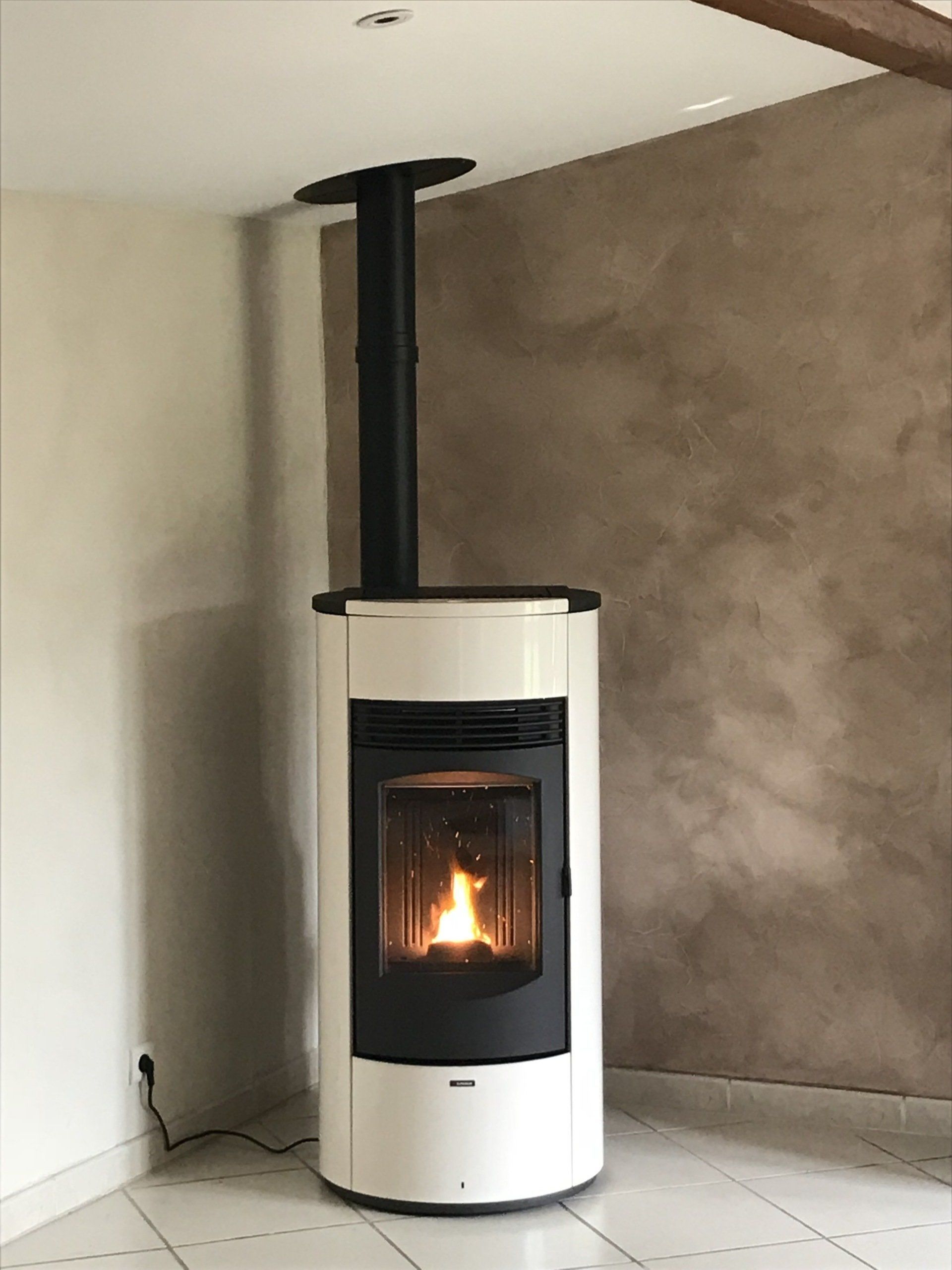 Pose de poêle au bois