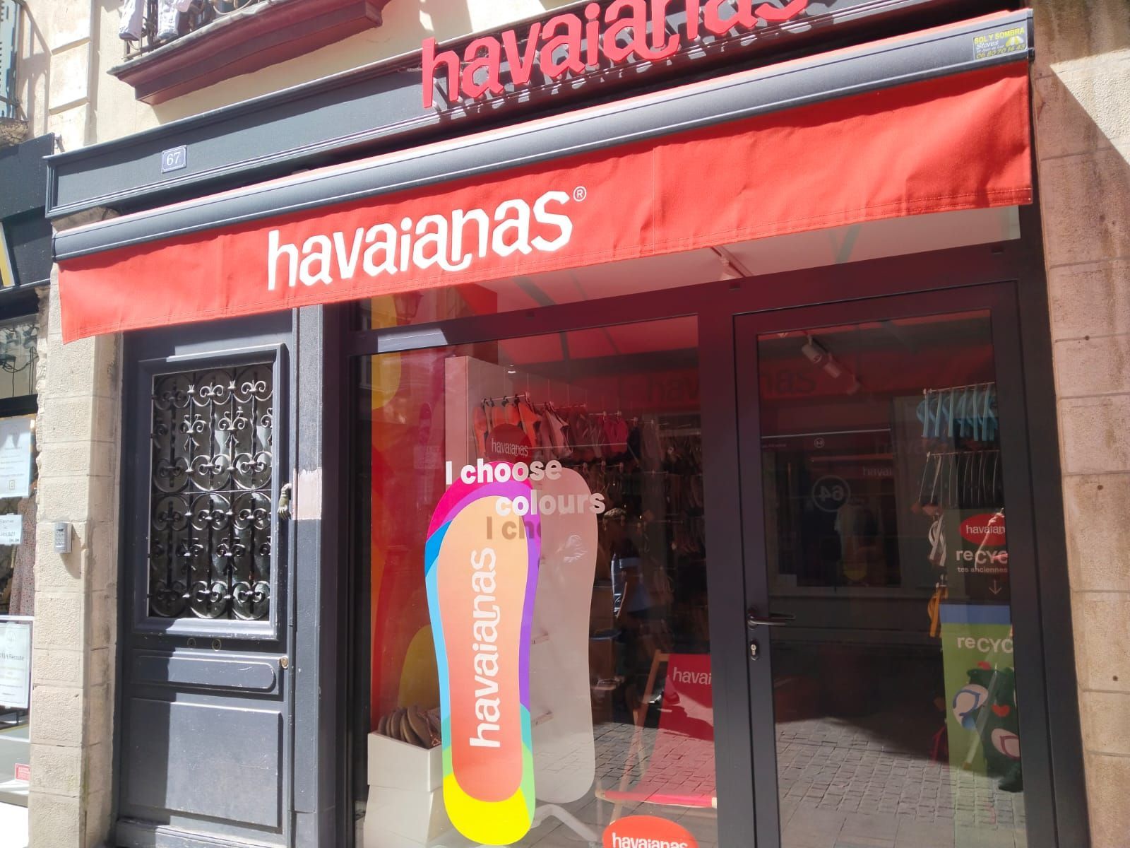 Store d'un magasin de chaussures