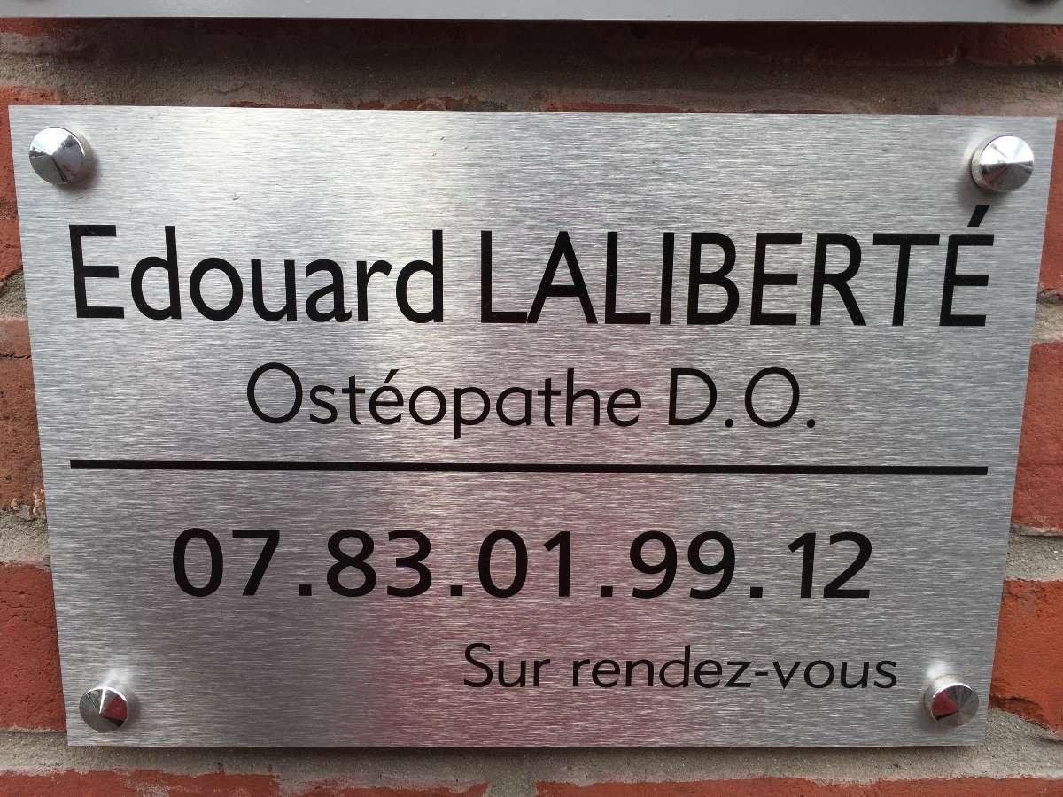 Plaque Laliberté Edouard