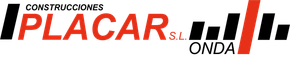 Un logotipo para la constructora Placar SL sobre fondo blanco.