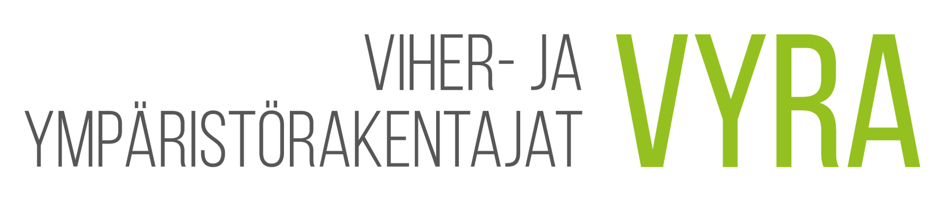 VYRA - Viher- ja ympäristörakentajat Ry