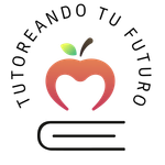 Logotipo con un diseño en forma de manzana dentro de un círculo de texto y un libro debajo.
