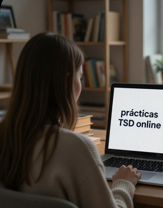 Nutricionista presenta datos dietéticos en una tableta, con verduras frescas y una computadora portátil en el escritorio.