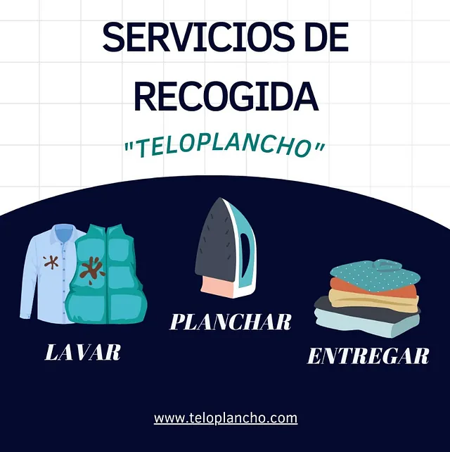 Un anuncio del servicio de lavandería 