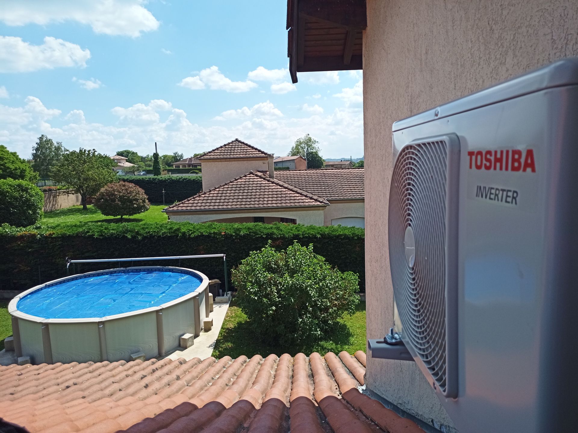 Mise en place d'une climatisation réversible Toshiba