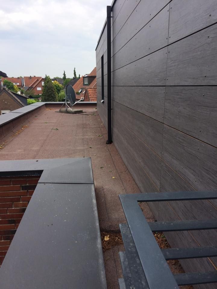 Hinterlüftete Fassade mit Rockpanel