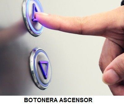 Una persona está presionando un botón en un ascensor con su dedo.