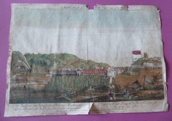 Vue d'optique XVIIIème avant restauration