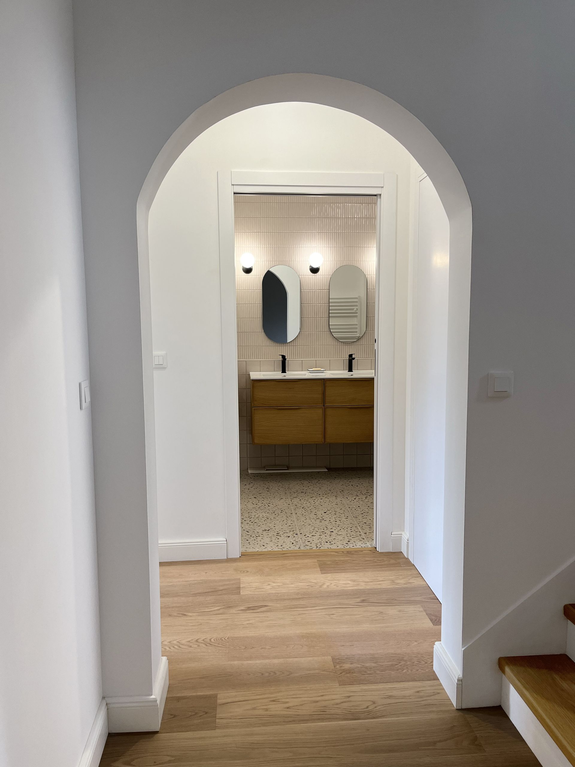 Rénovation intérieure passage en arche 