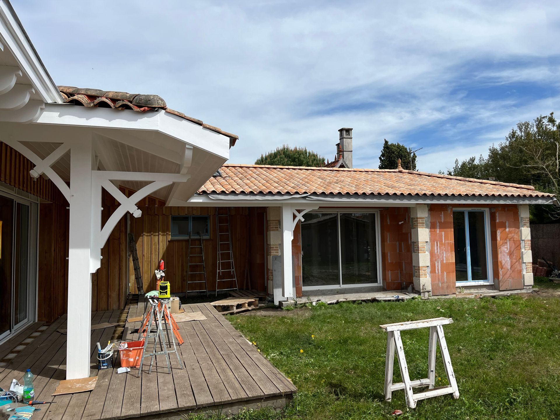 Rénovation d'une maison et jardin