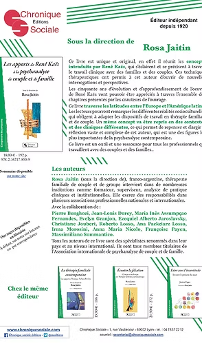 Page d'une brochure médicale française avec texte vert et rouge, présentant des images de couvertures de livres et des titres concernant les maladies chroniques.