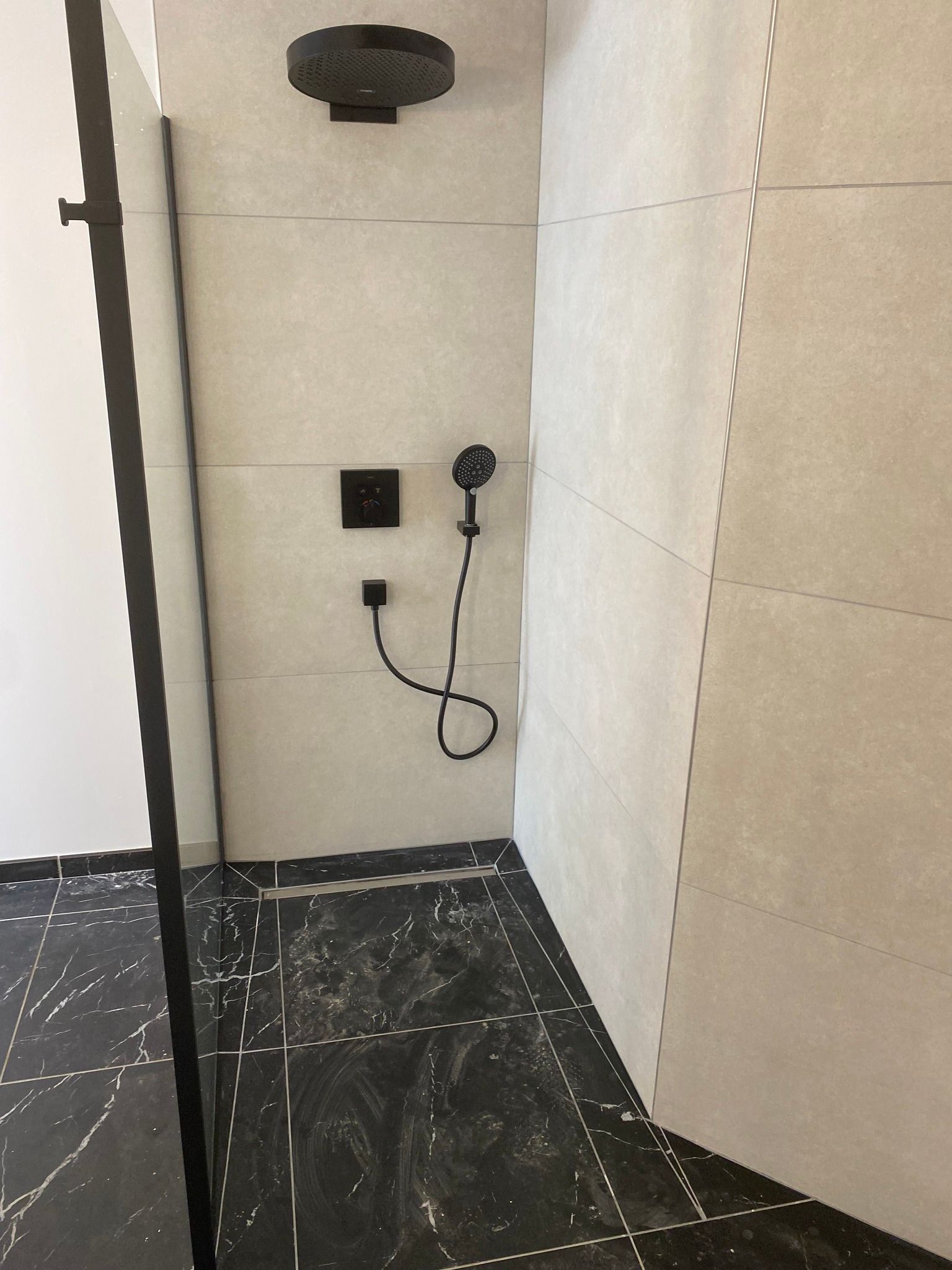 Une douche rénovée