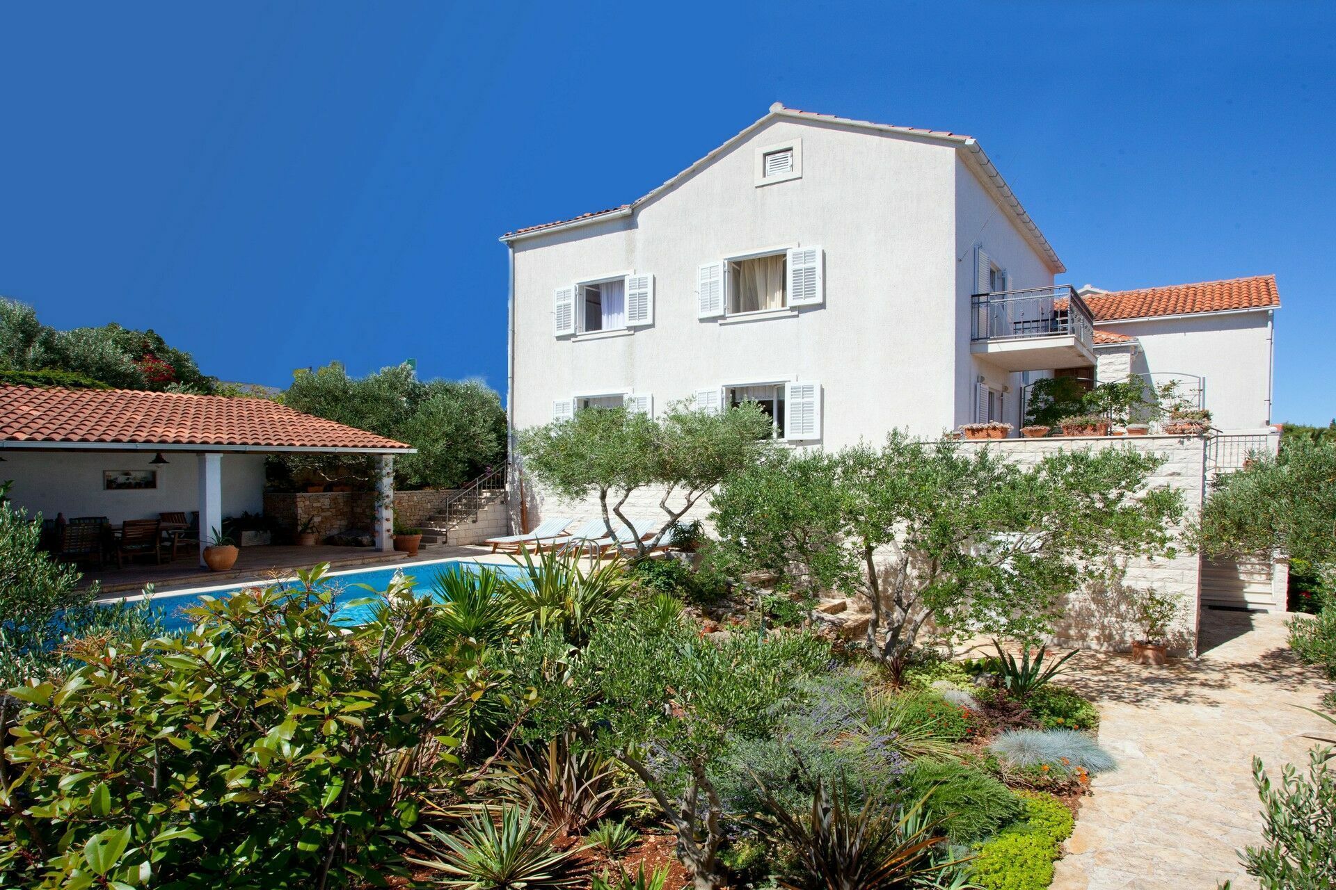 Villa Mateo with private pool in Supetar, Brac Island, Croatia