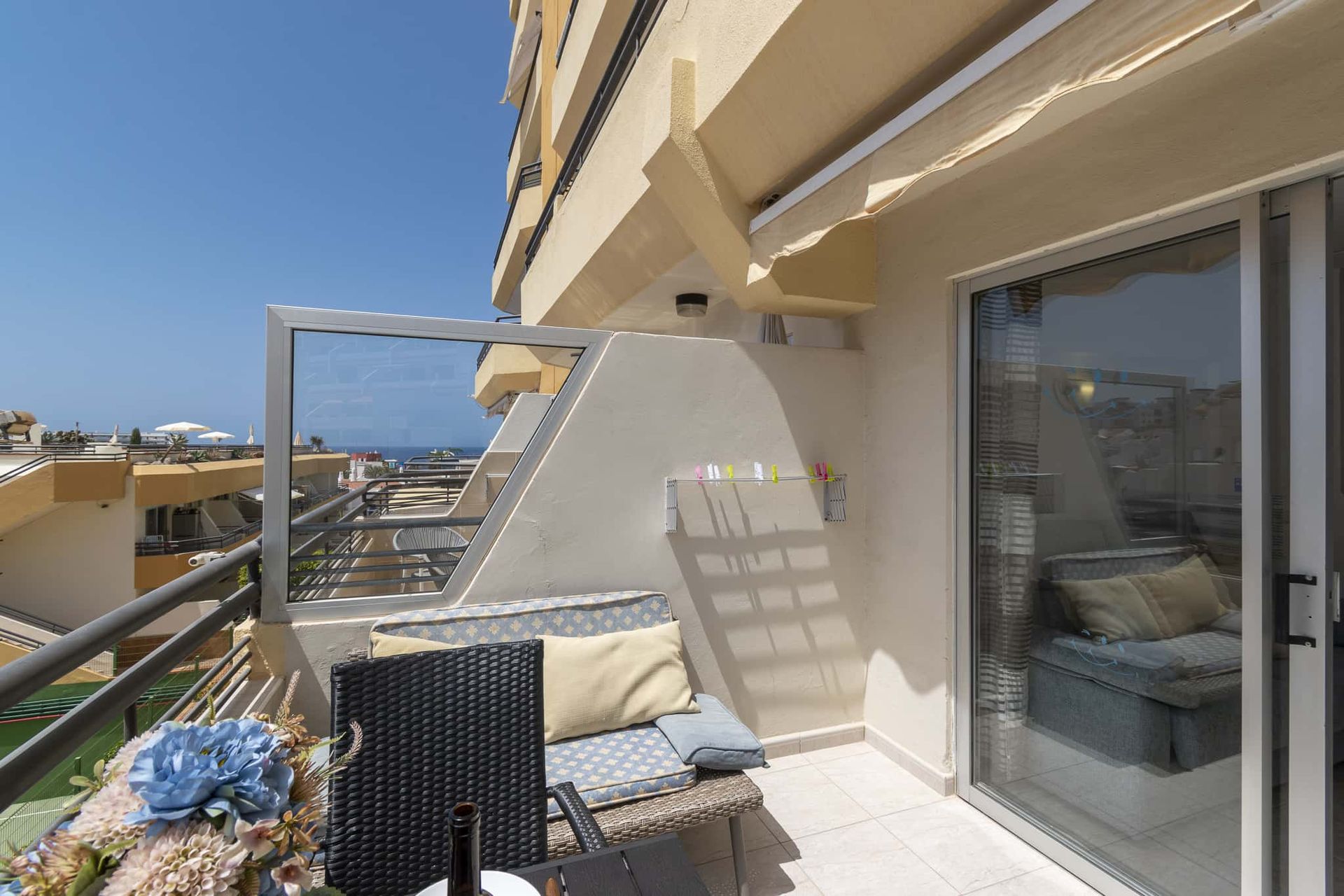 Balcony with sofa, Santa Maria, Costa Adeje, Tenerife