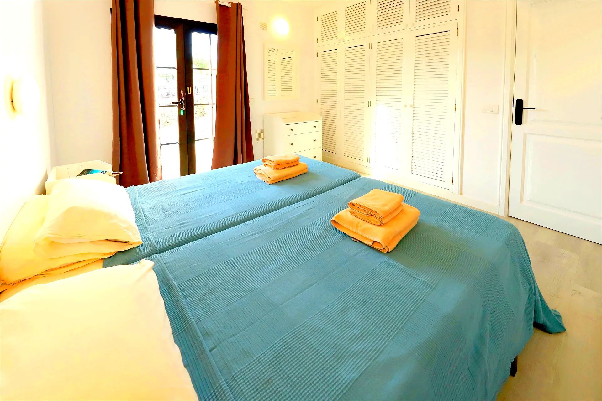 Bedroom at Salmarina Bungalows, Matagorda, Puerto del Carmen, Lanzarote