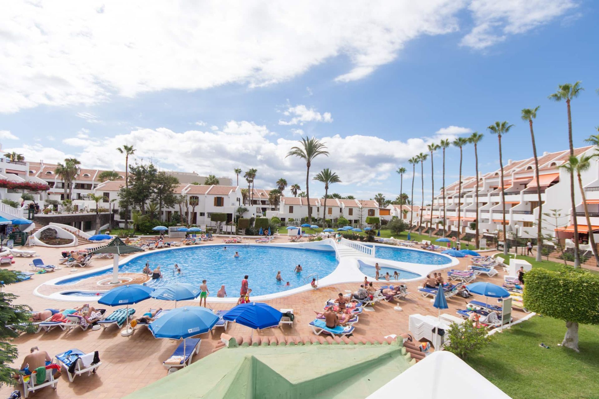 Swimming pool at Parque Santiago II, Playa de las Americas, Tenerife