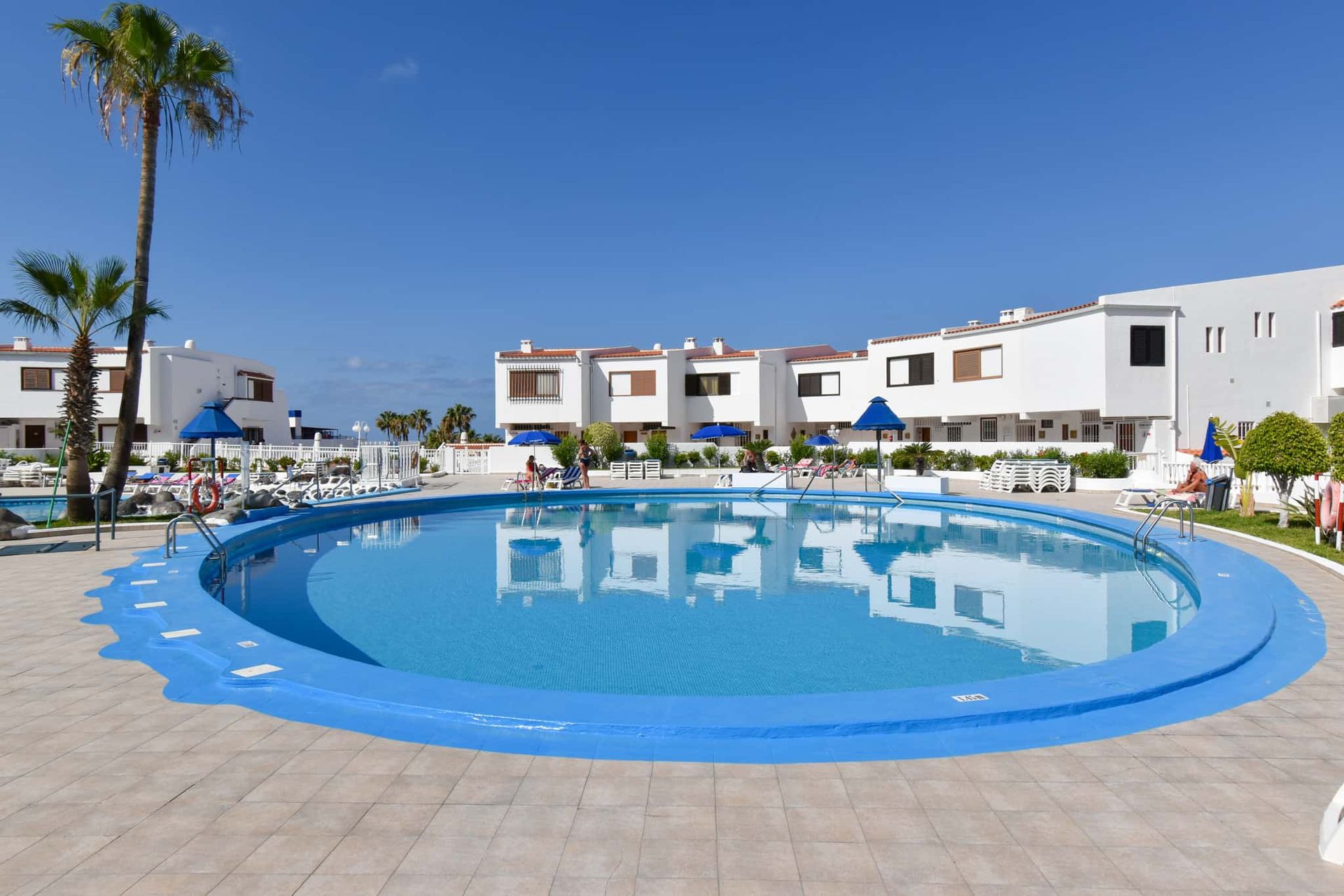 Swimming pool at Club Atlantis, Costa Adeje, Tenerife.