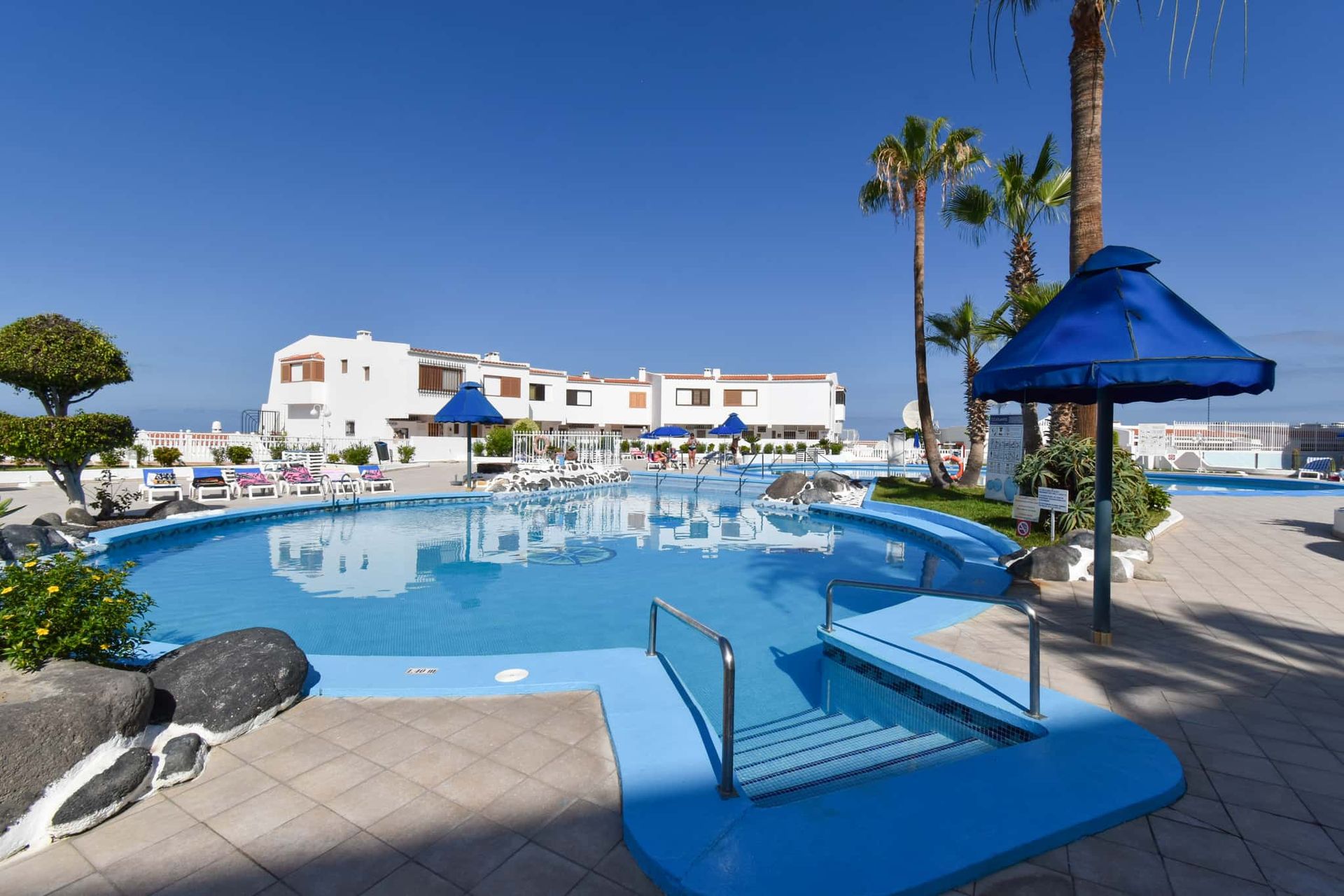 Swimming pool at Club Atlantis, Costa Adeje, Tenerife.