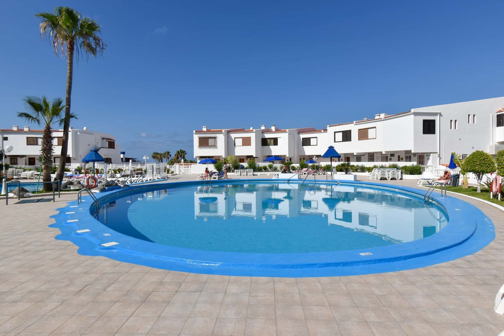 Swimming pool at Club Atlantis, Costa Adeje, Tenerife.