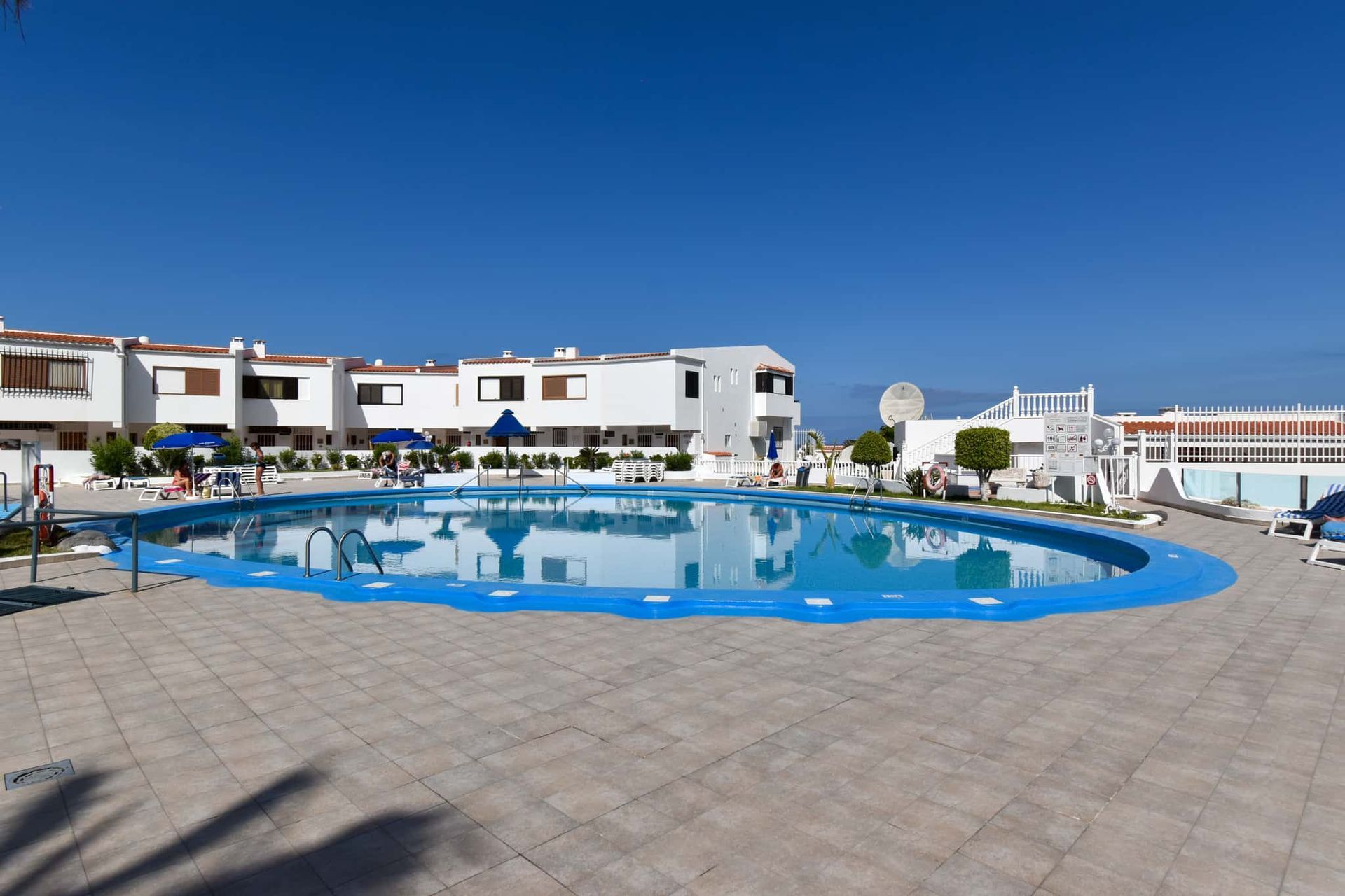 Swimming pool at Club Atlantis, Costa Adeje, Tenerife.