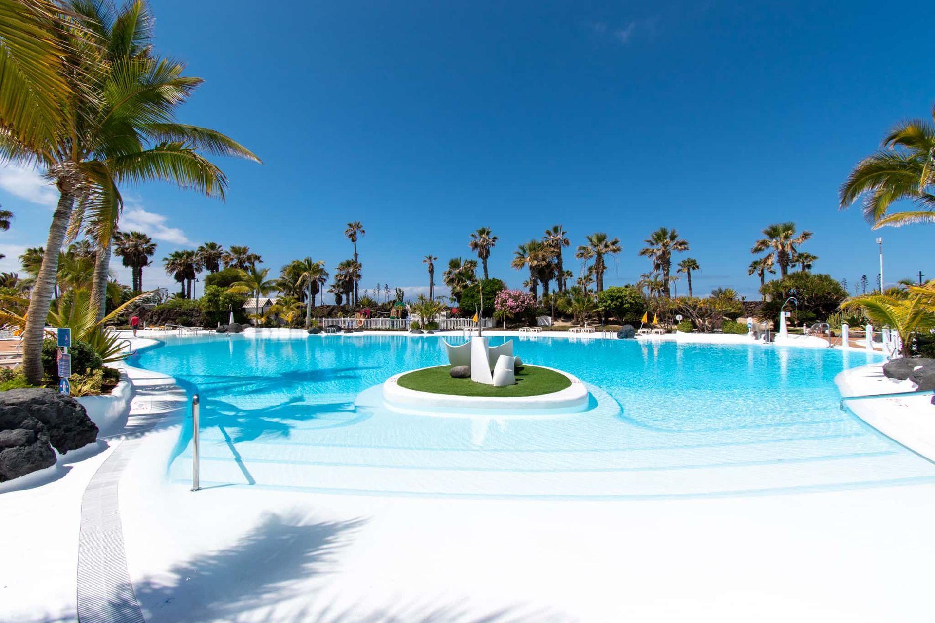 Parque Santiago IV complex in Playa de las Americas, Tenerife, Canary Islands