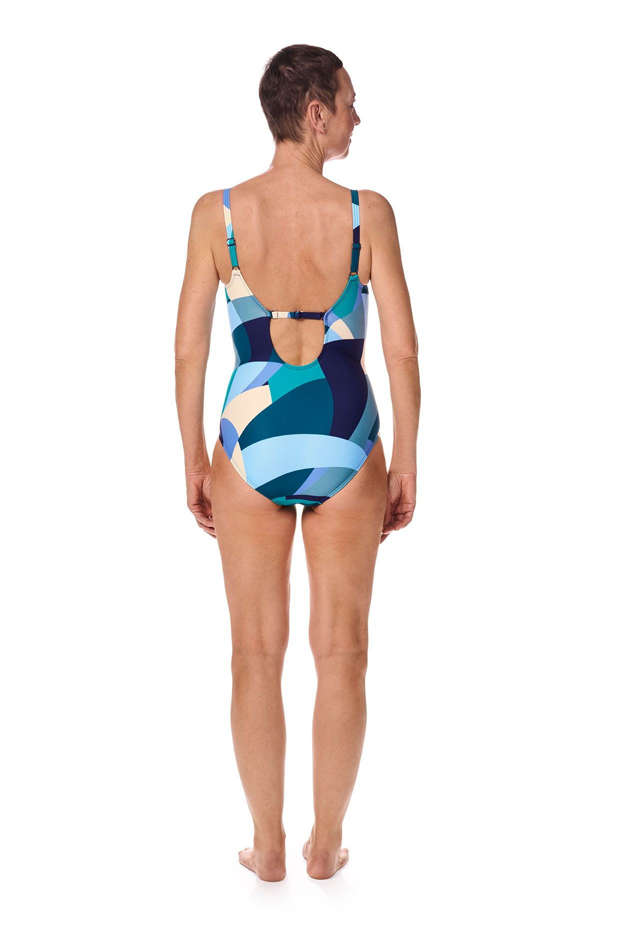 Libon maillot une pièce attache dos