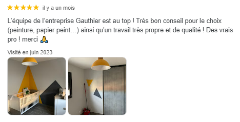 Avis sur l'entreprise de peinture Stéphane Gauthier 5