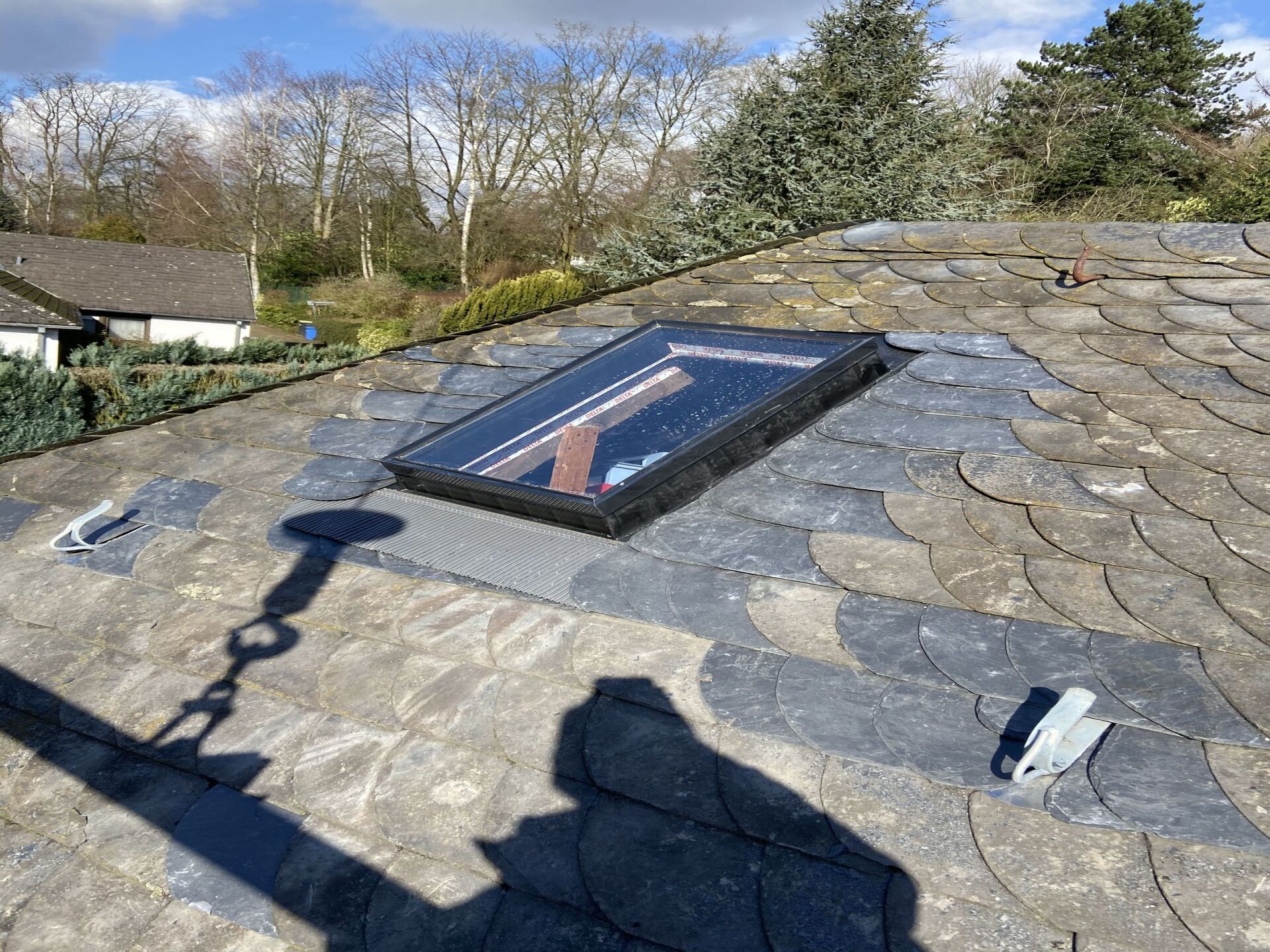 GVT Schieferdach altdeutsche Deckung