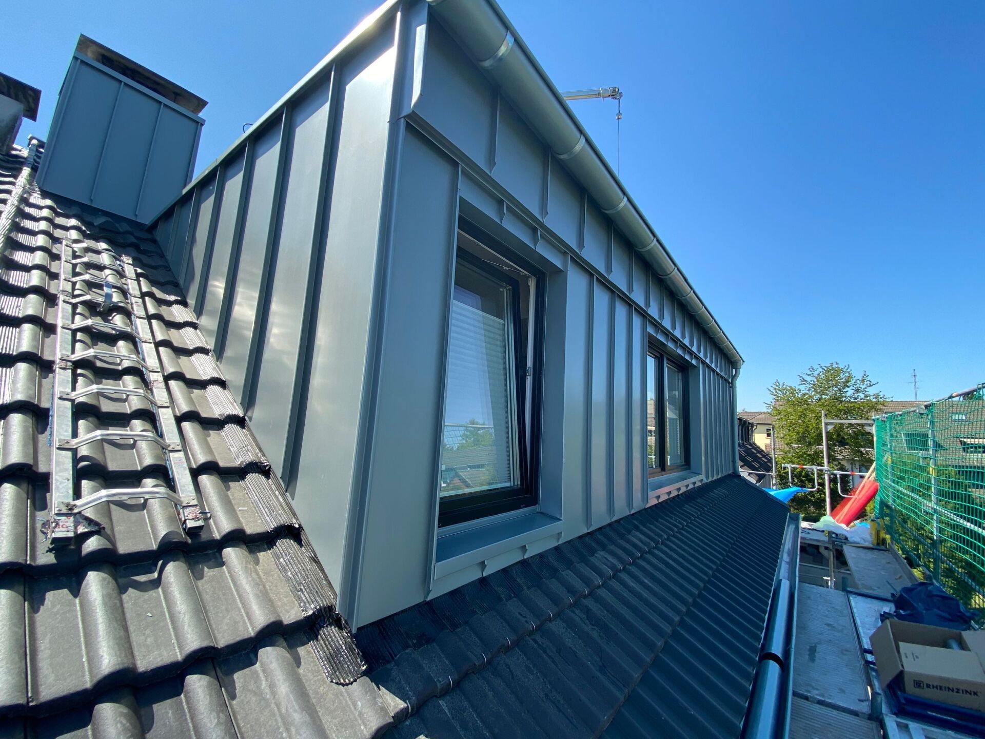 Stehfalzgaube Rheinzink Mülheim an der Ruhr