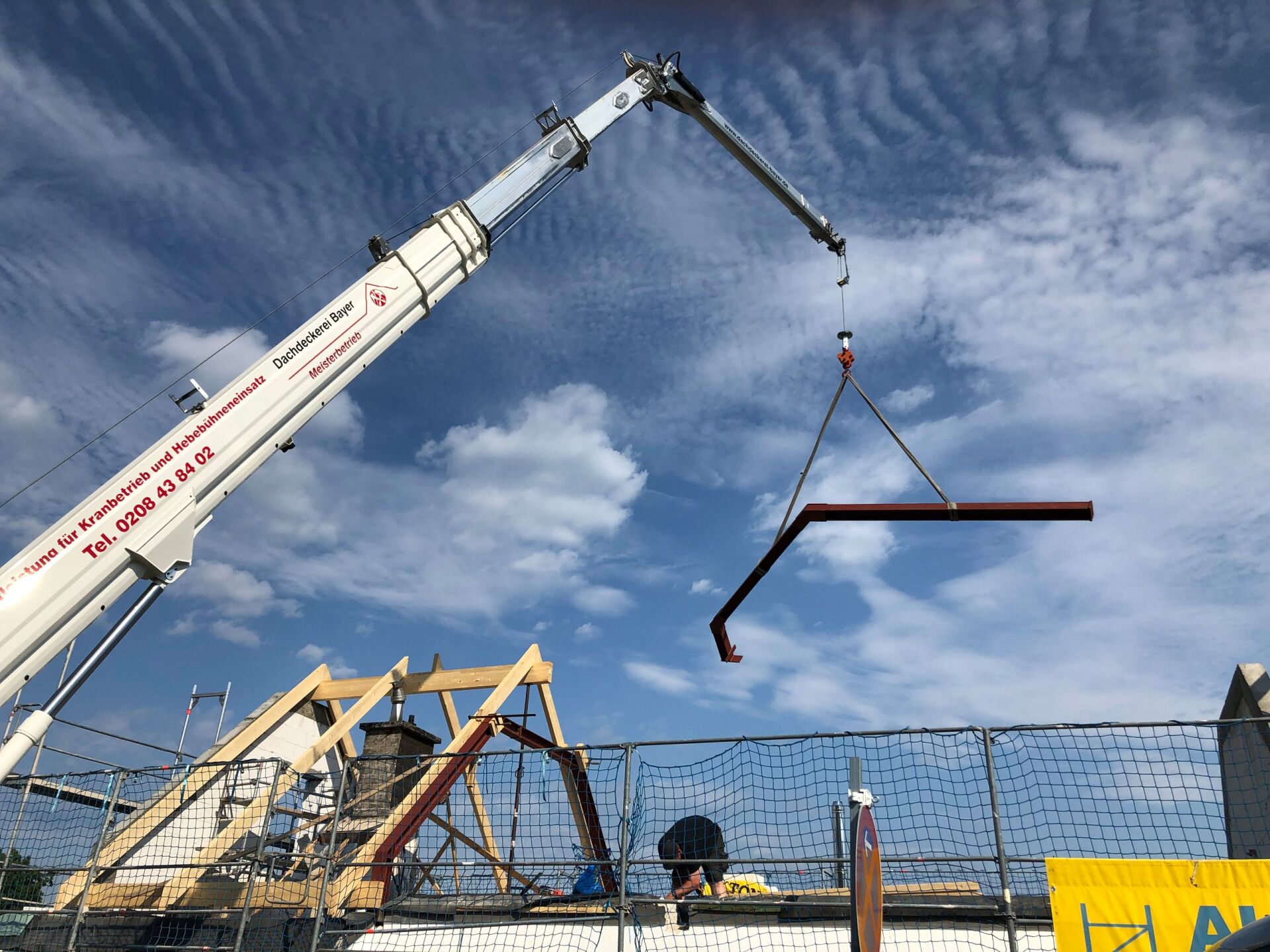 Böcker AHK 36 Kran Dachstuhl