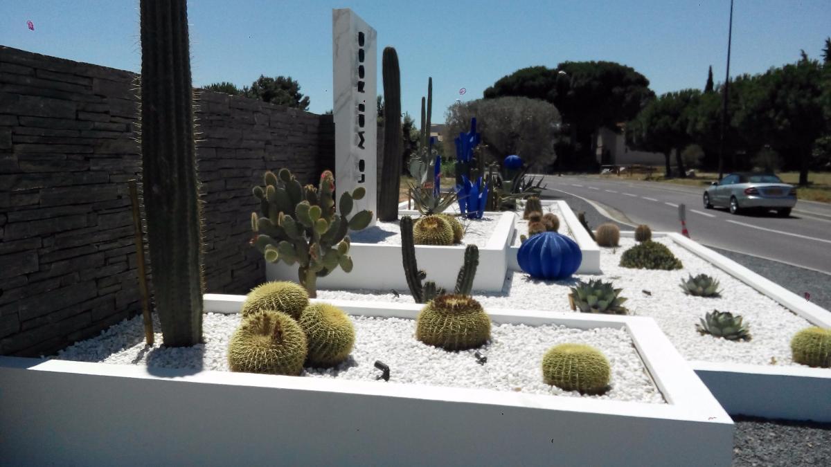 Mas Roca Perpignan Aménagement entrée lotissement