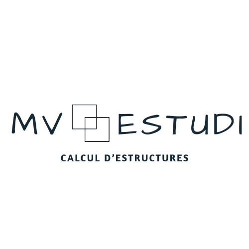 Es un logotipo para una empresa llamada mv estudio.