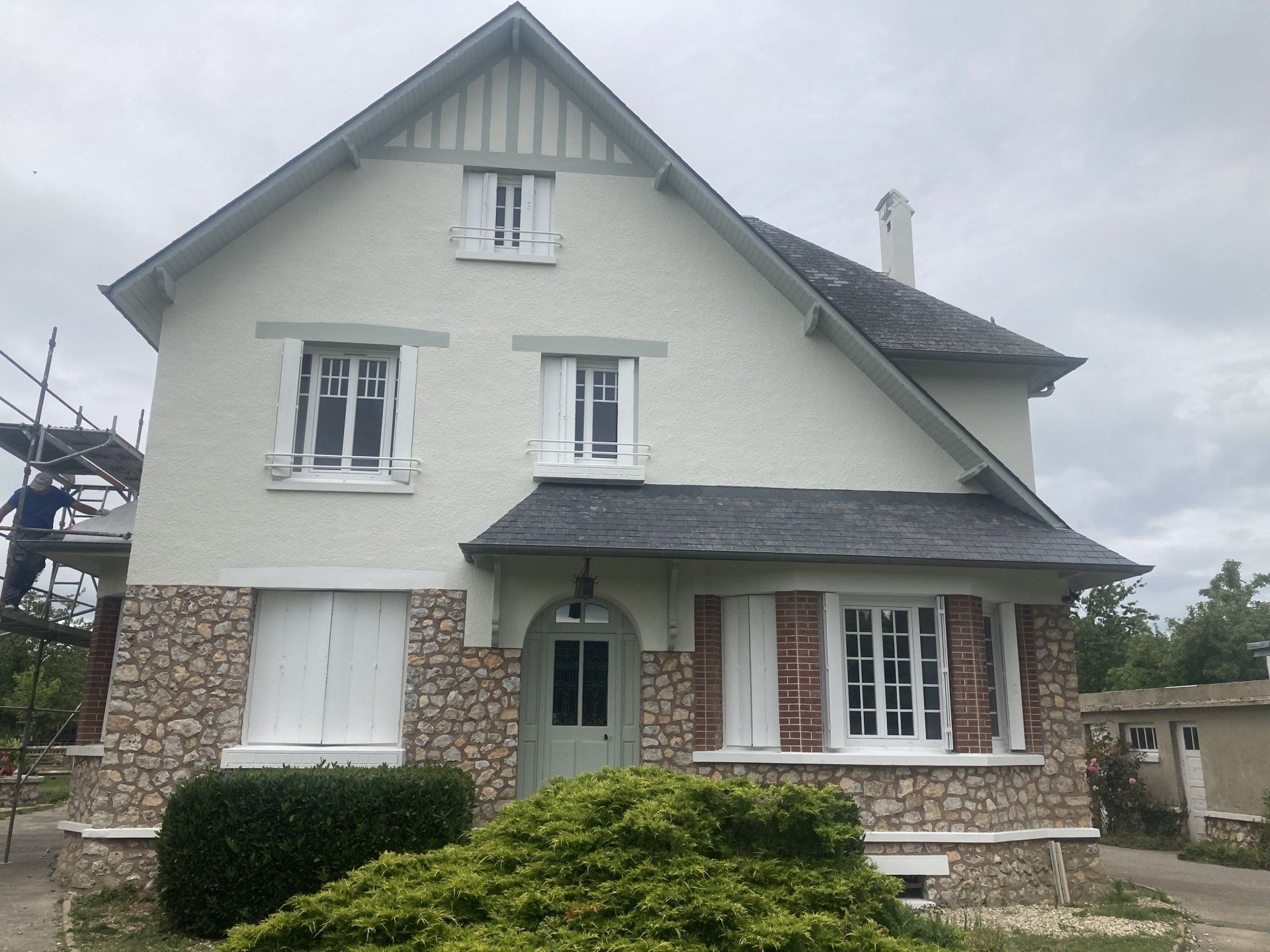 Travaux de peinture extérieure - murs extérieurs