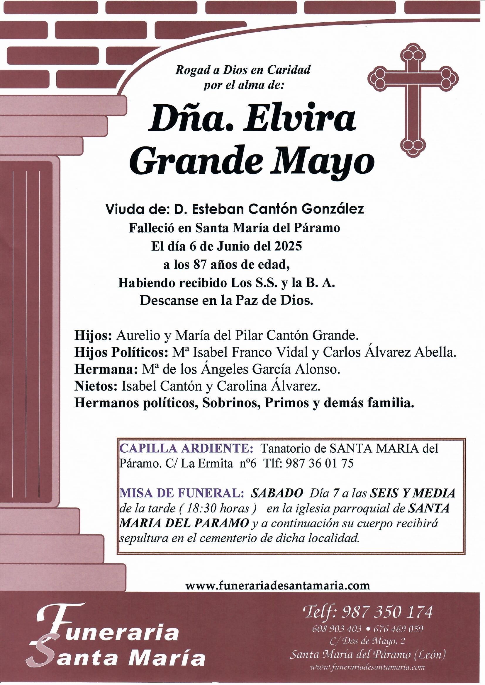 ELVIRA GRANDE MAYO