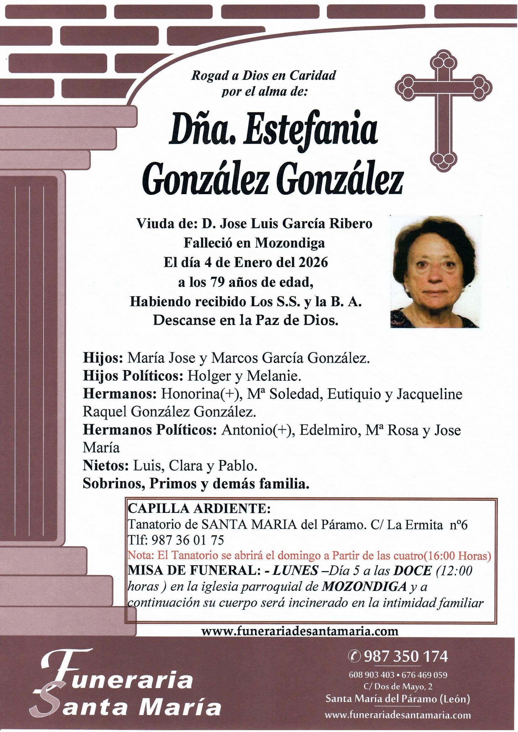 ESTEFANIA GONZÁLEZ GONZÁLEZ