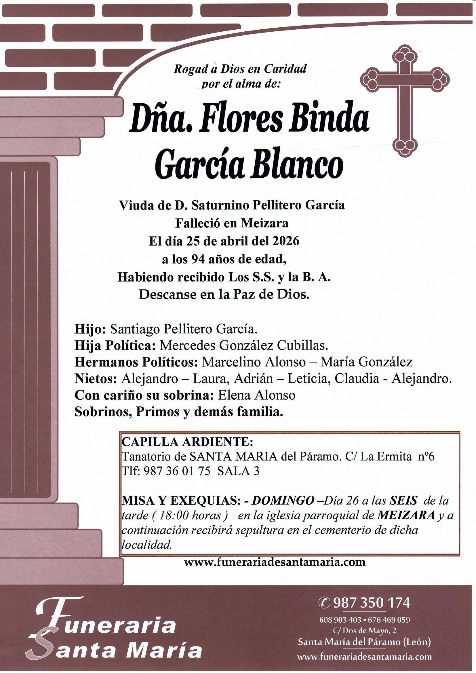 FLORES BINDA GARCIA BLANCO