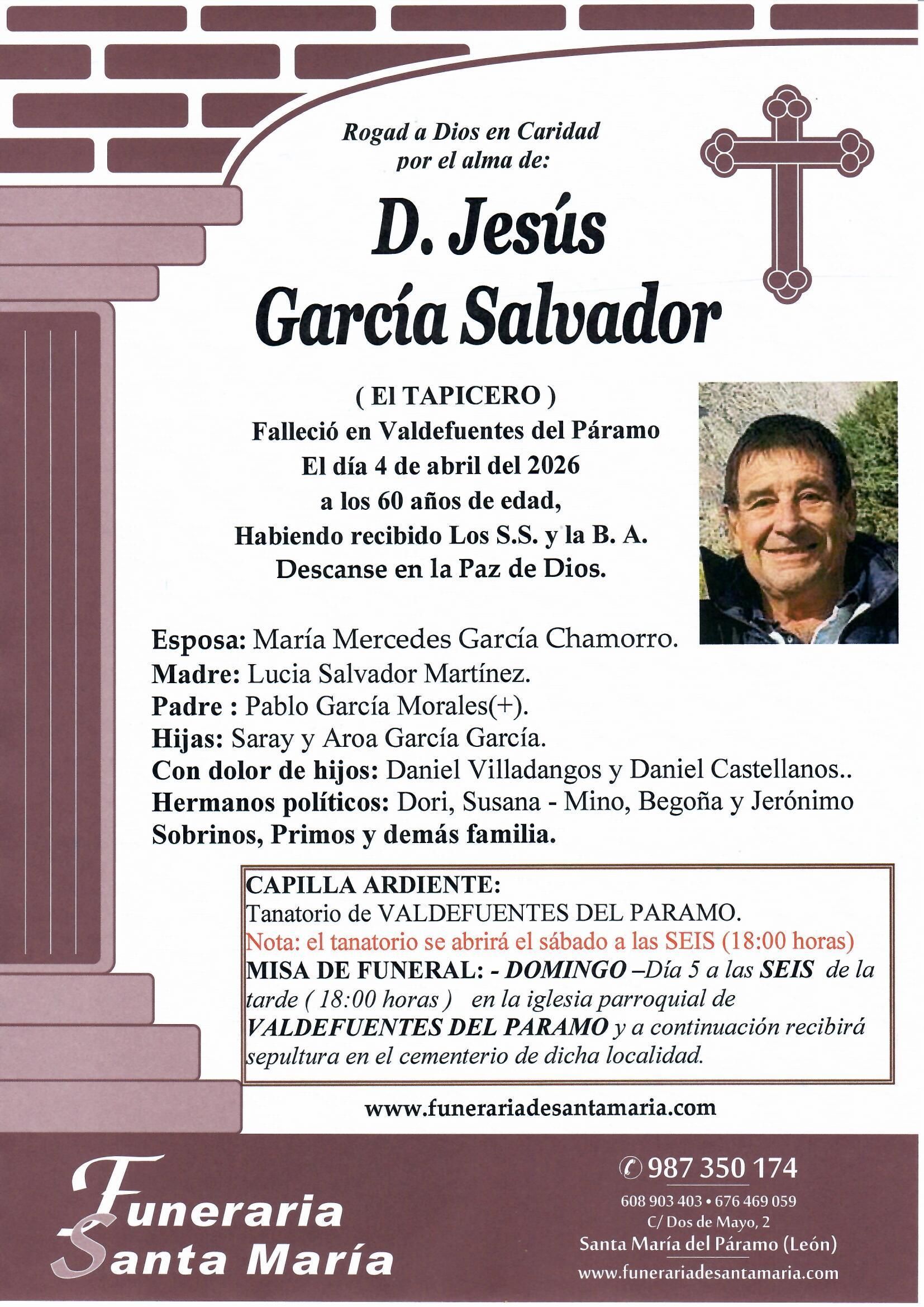 JESUS GARCÍA SALVADOR