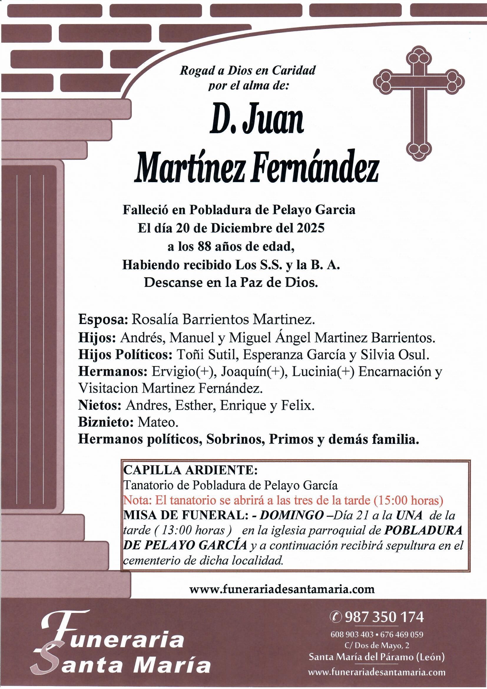 JUAN MARTINEZ FERNANDEZ