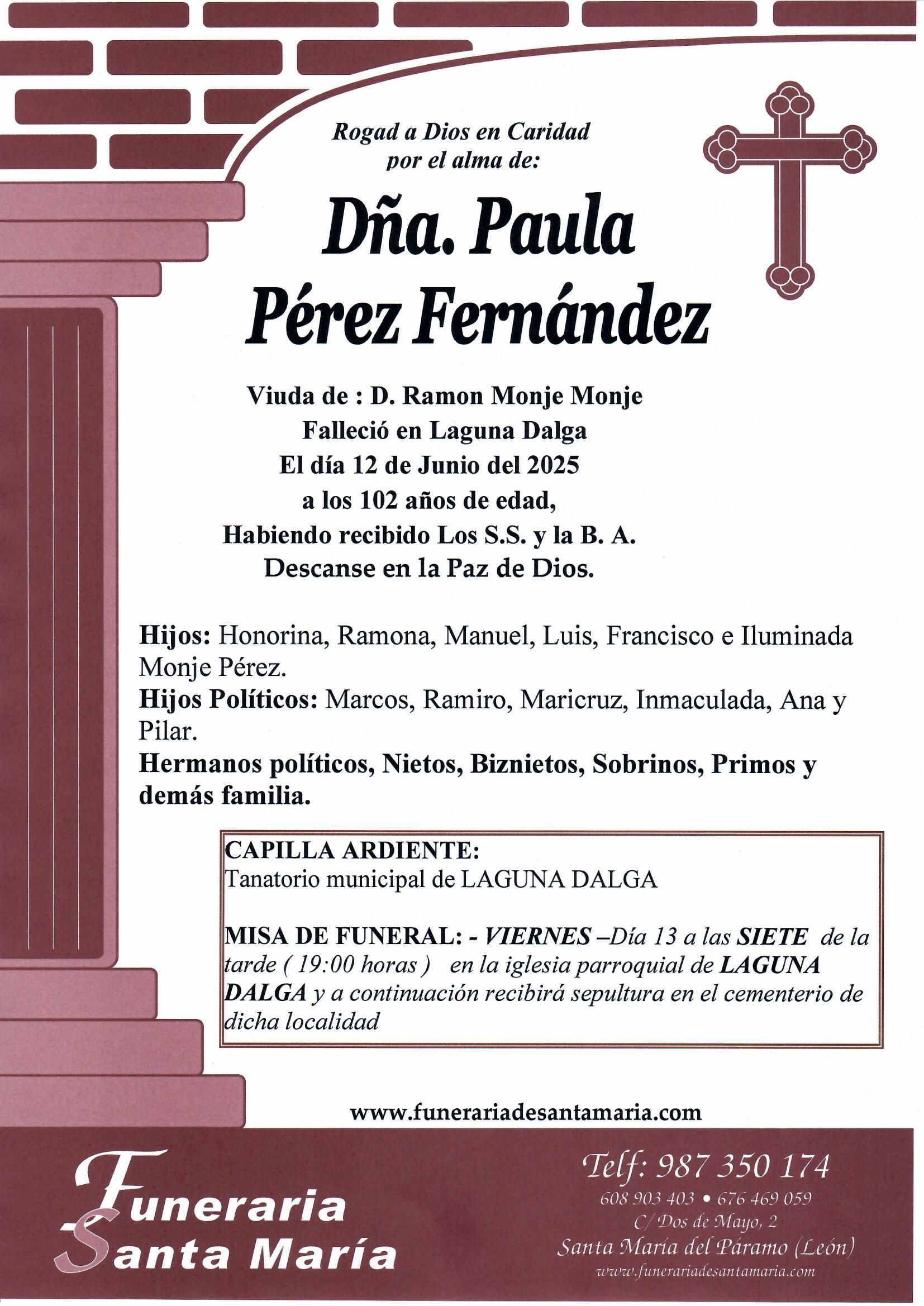 PAULA PÉREZ FERNÁNDEZ