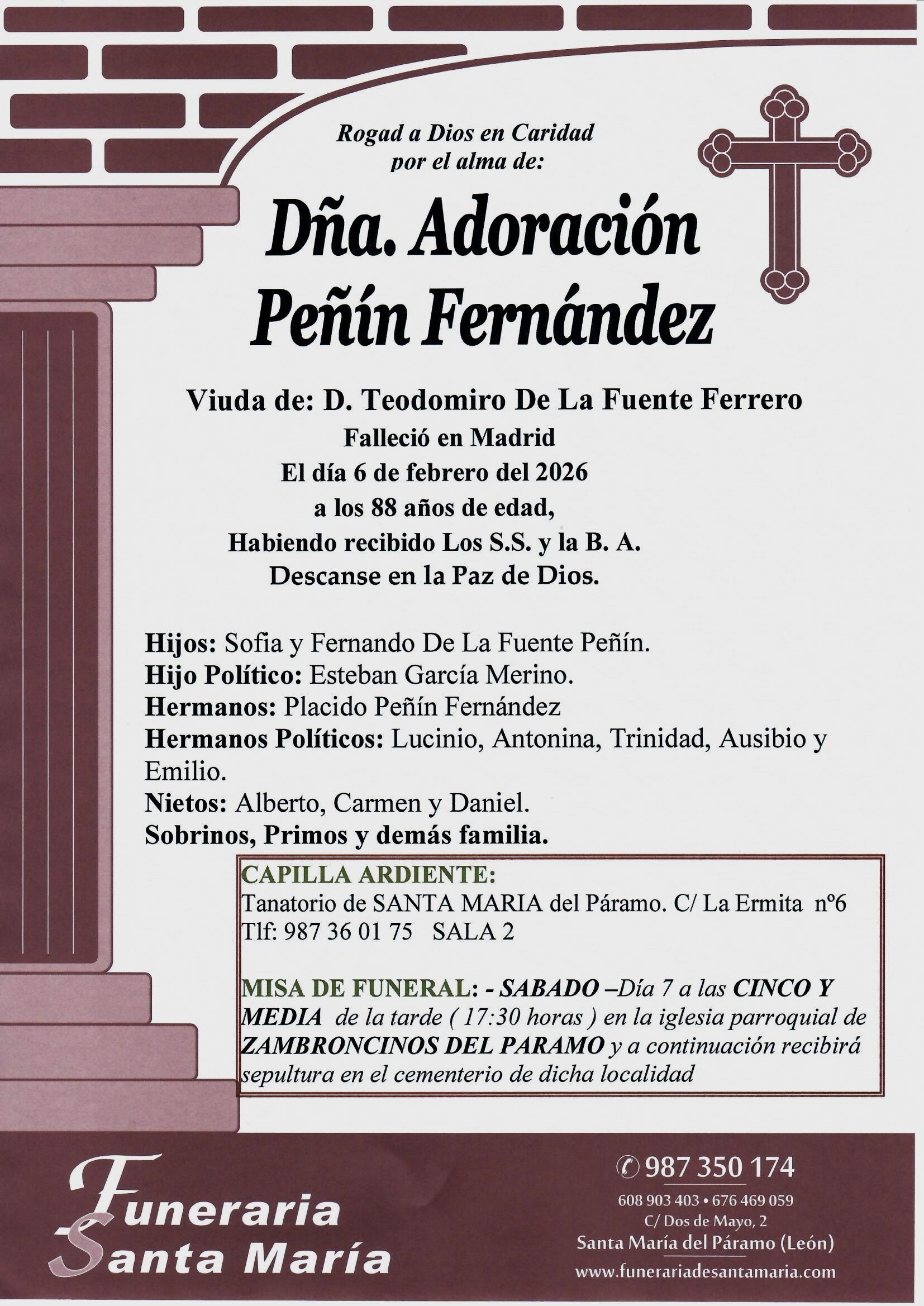 ADORACION PEÑIN FERNANDEZ