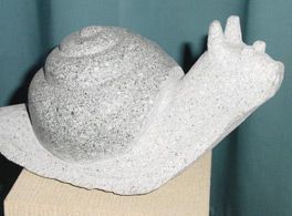 Steinfigur Schnecke Steinmetzbetrieb Josef Simon