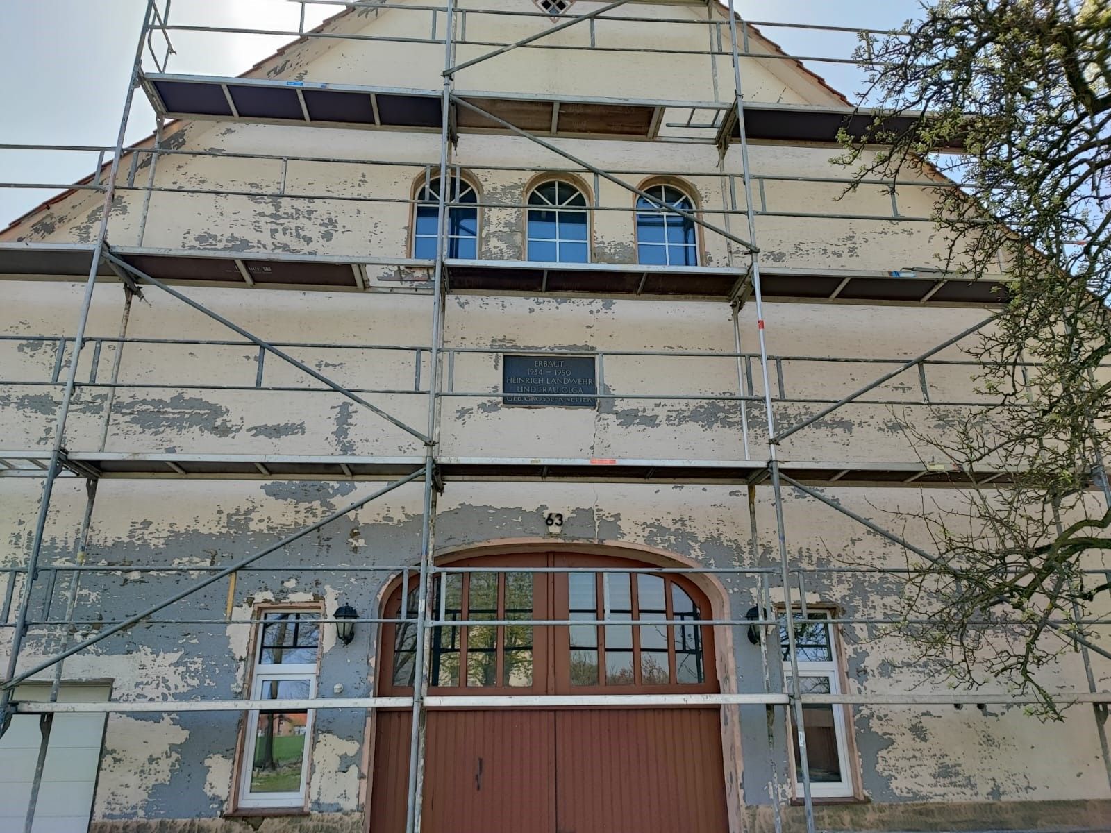 Fassadenrenovierung vom Malermeister Heidenreich Inh. Ralf Heidenreich