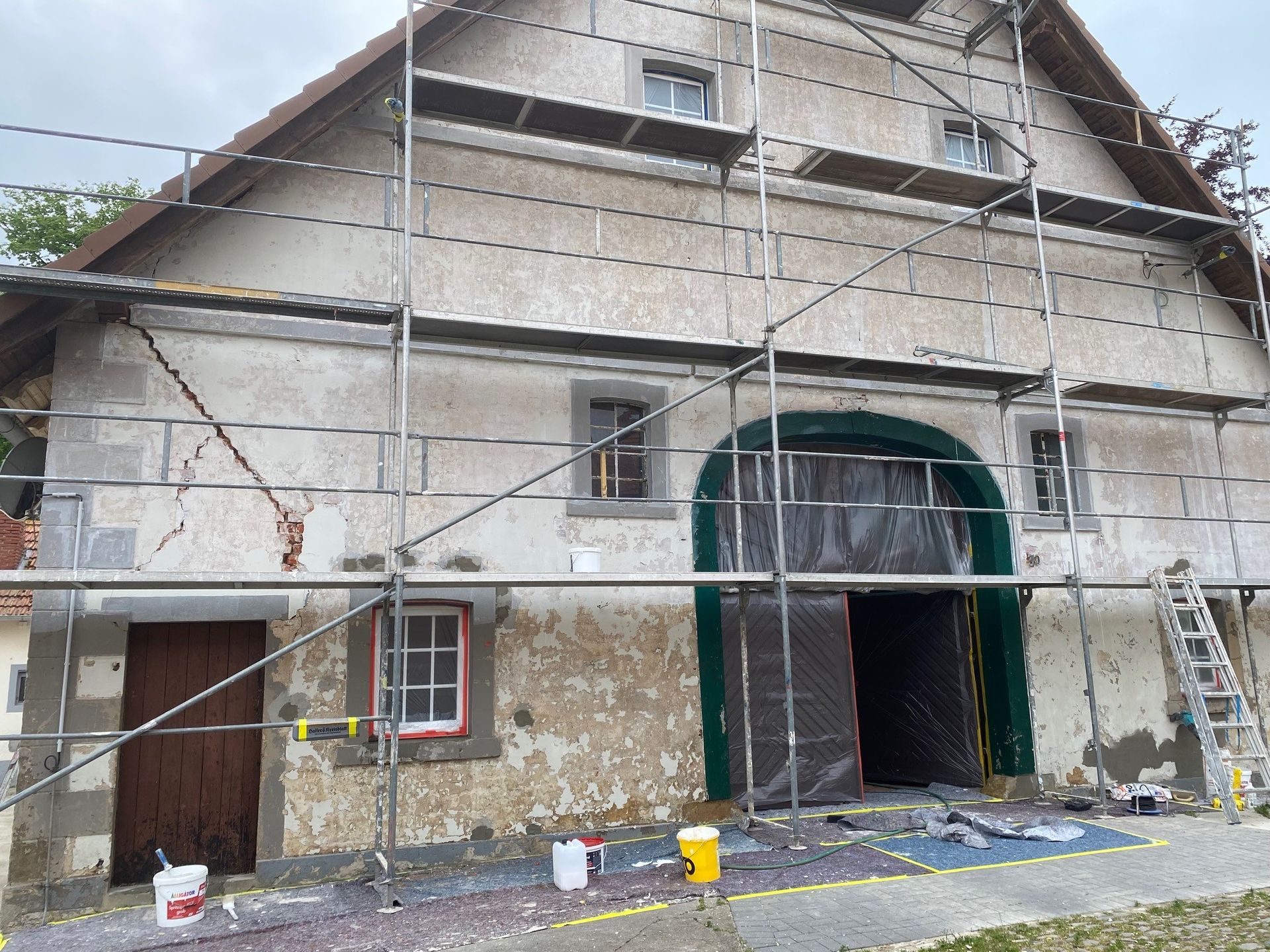 Fassadenrenovierung vom Malermeister Heidenreich Inh. Ralf Heidenreich