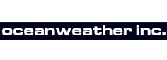 El logotipo de Ocean Weather Inc. se muestra sobre un fondo blanco.