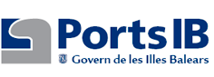 El logo de Ports Ib Govern de les Illes Baleare.