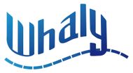 La palabra Whaley está escrita en azul sobre un fondo blanco.