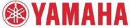 El logotipo de Yamaha es rojo y blanco sobre un fondo blanco.