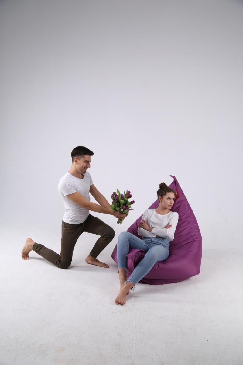 Kunden auf Sitzsack der HDI Dämmstoff-Vertriebs GmbH & Co.KG