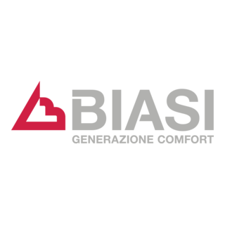 Un logotipo de Biasi Generation Comfort sobre un fondo blanco